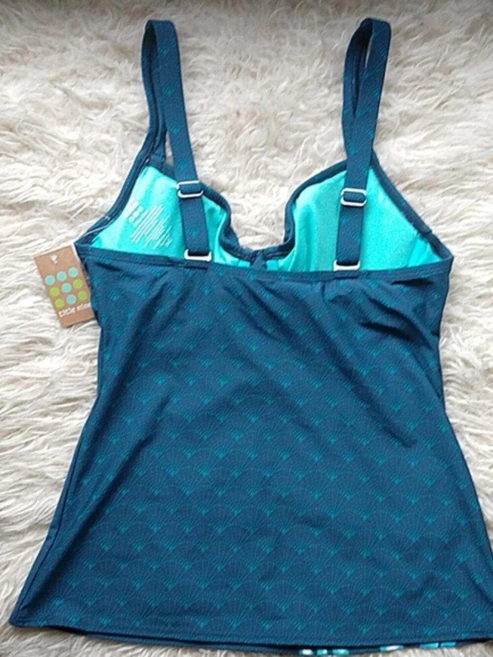 Title nine Bodacious Swim Tankini Bikini Tank Top 34C